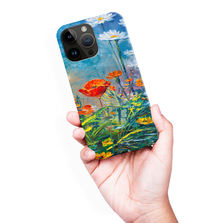 iPhone 15 Pro Max Painted Tulip Trail Phone Case