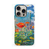 iPhone 16 Pro Painted Tulip Trail Phone Case