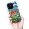 iPhone 16 Pro Max Painted Tulip Trail Phone Case