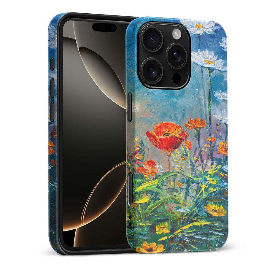 iPhone 16 Pro Max Painted Tulip Trail Phone Case