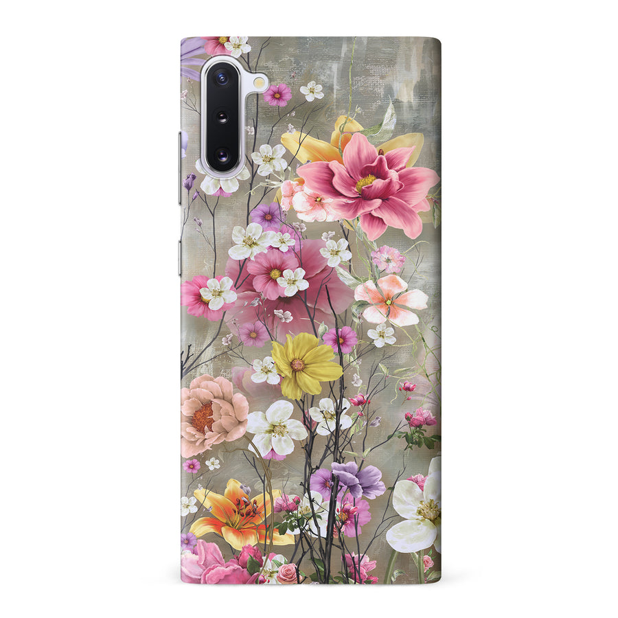 Samsung Galaxy Note 10 Tropical Paradise Painted Flowers Phone Case