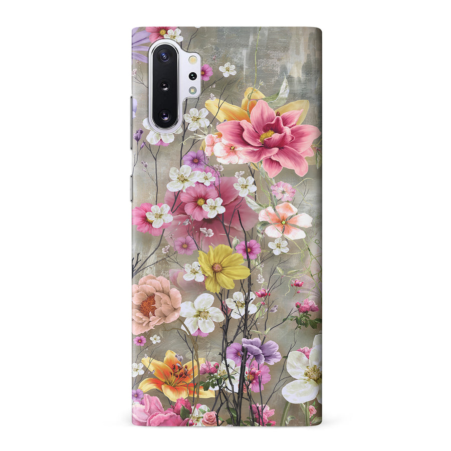 Samsung Galaxy Note 10 Plus Tropical Paradise Painted Flowers Phone Case