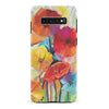Samsung Galaxy S10 Plus Fusion of Flora Painted Flowers Phone Case