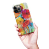 iPhone 13 Pro Max Fusion of Flora Painted Flowers Phone Case