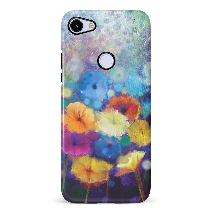 Google Pixel 3A Blossoms Painted Flowers Phone Case