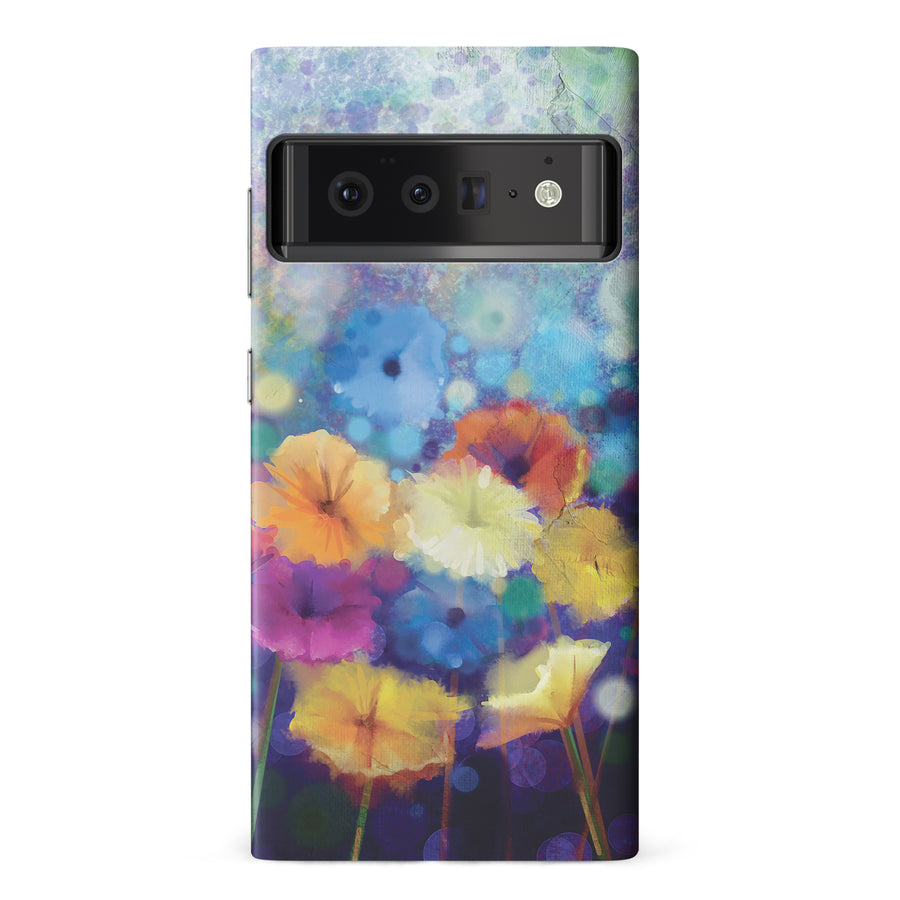 Google Pixel 6 Pro Blossoms Painted Flowers Phone Case