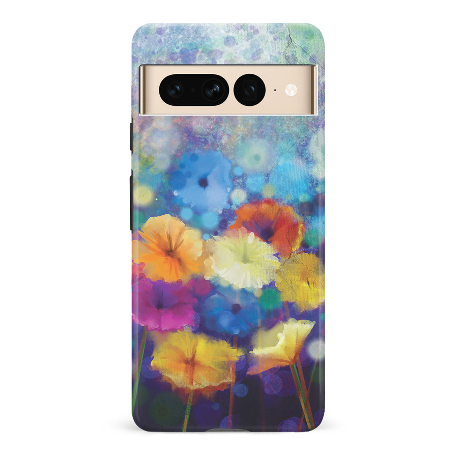 Google Pixel 7 Pro Blossoms Painted Flowers Phone Case