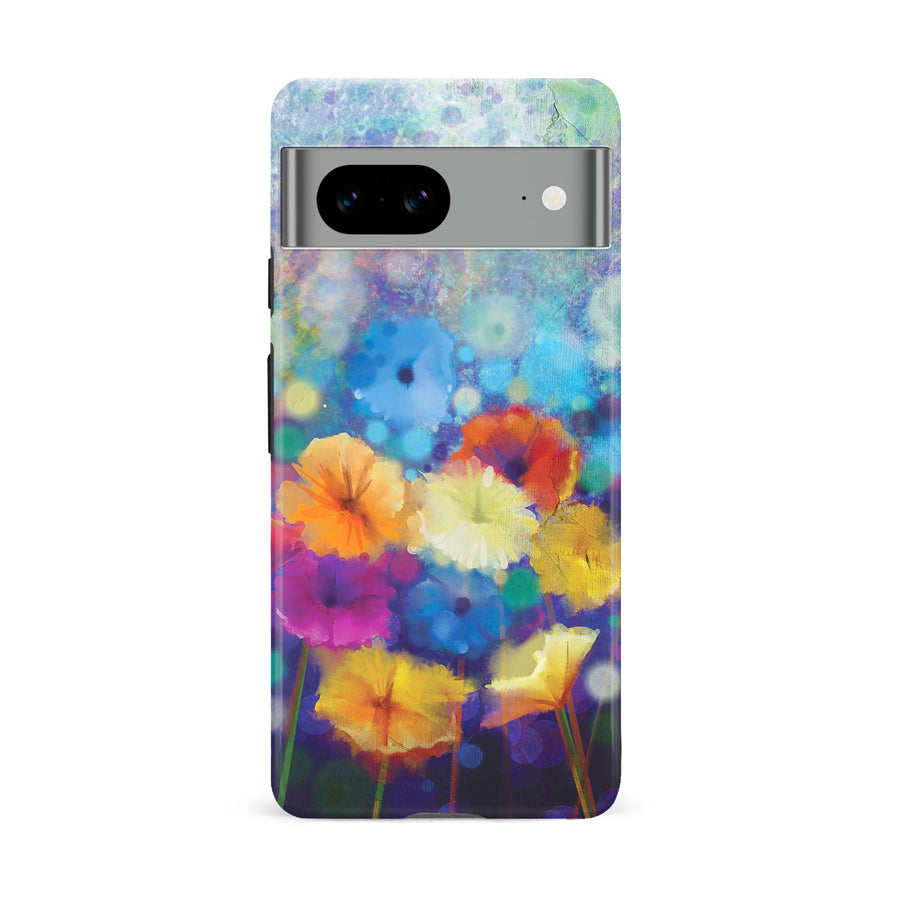 Google Pixel 8A Blossoms Painted Flowers Phone Case