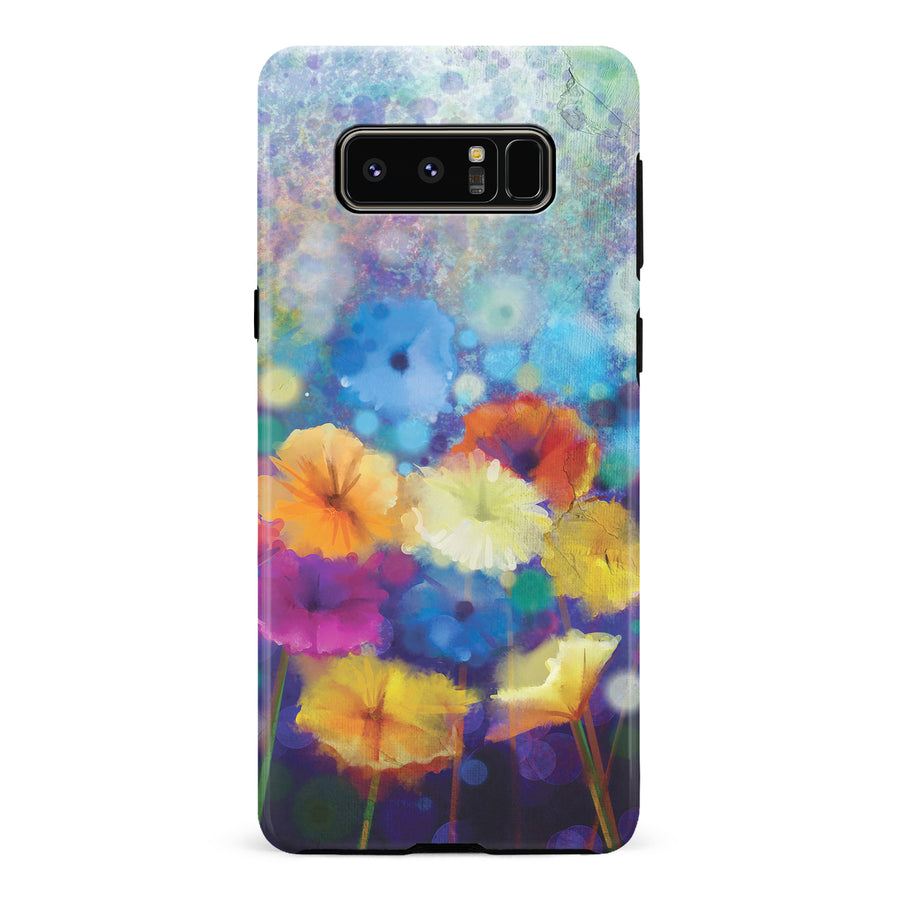 Samsung Galaxy Note 8 Blossoms Painted Flowers Phone Case