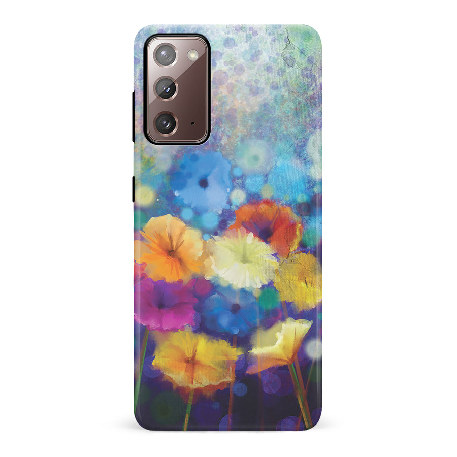 Samsung Galaxy Note 20 Blossoms Painted Flowers Phone Case