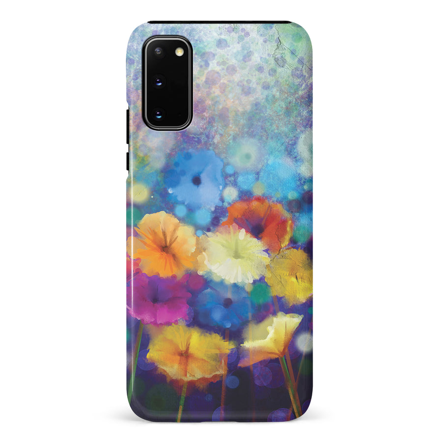 Samsung Galaxy S20 Blossoms Painted Flowers Phone Case