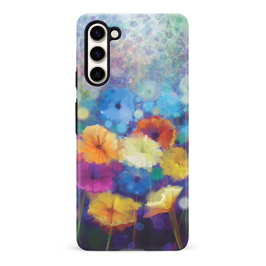 Samsung Galaxy S23 Blossoms Painted Flowers Phone Case