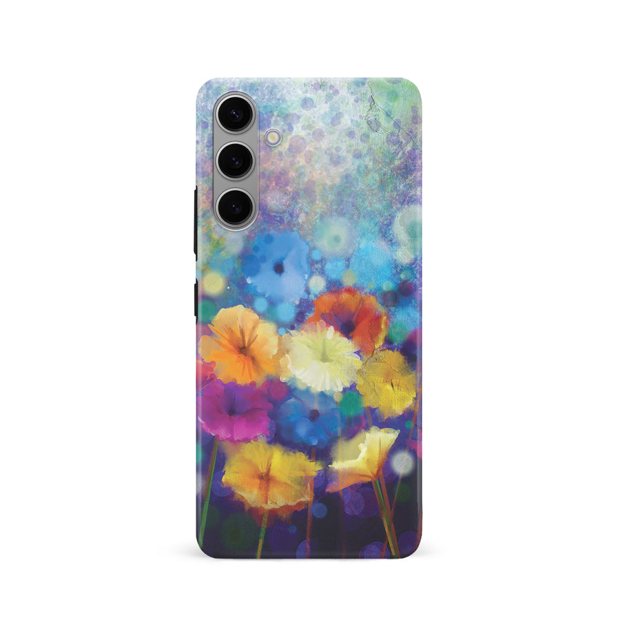 Samsung Galaxy S24 Blossoms Painted Flowers Phone Case