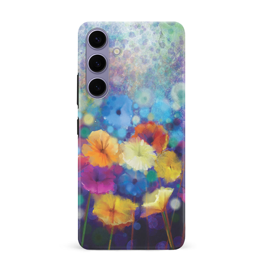 Samsung Galaxy S24 Plus Blossoms Painted Flowers Phone Case