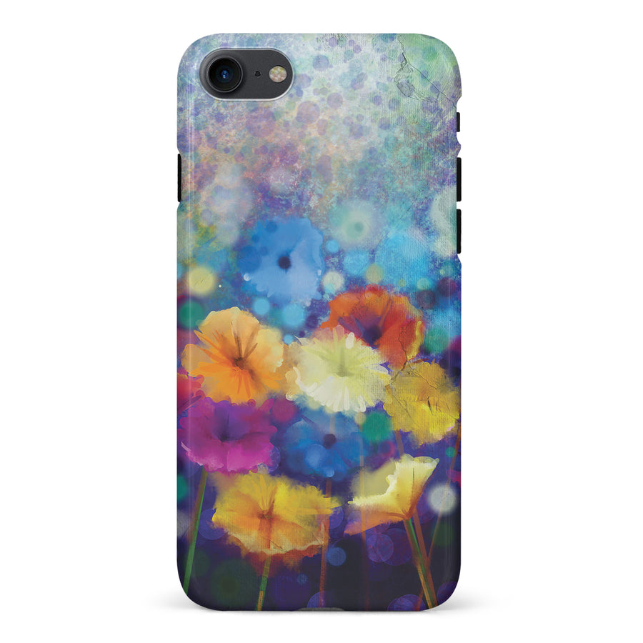 iPhone 7/8/SE Blossoms Painted Flowers Phone Case