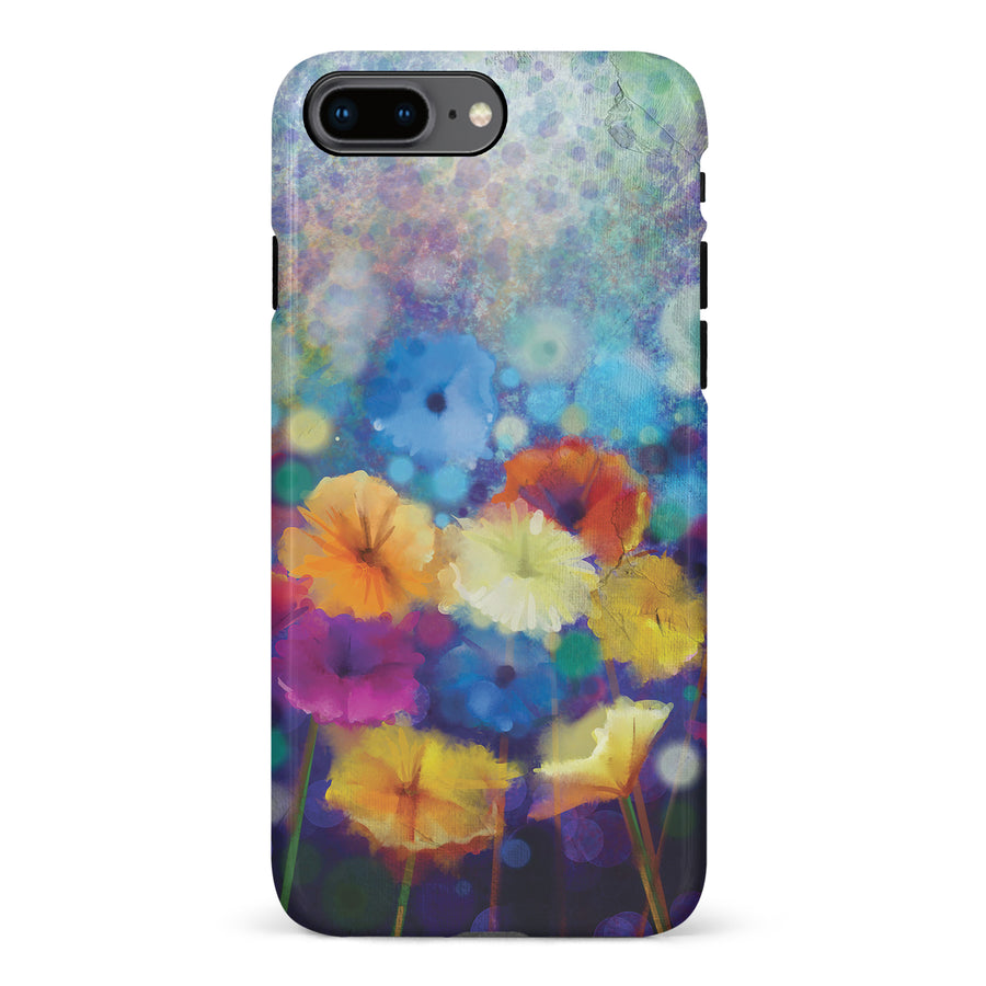 iPhone 8 Plus Blossoms Painted Flowers Phone Case