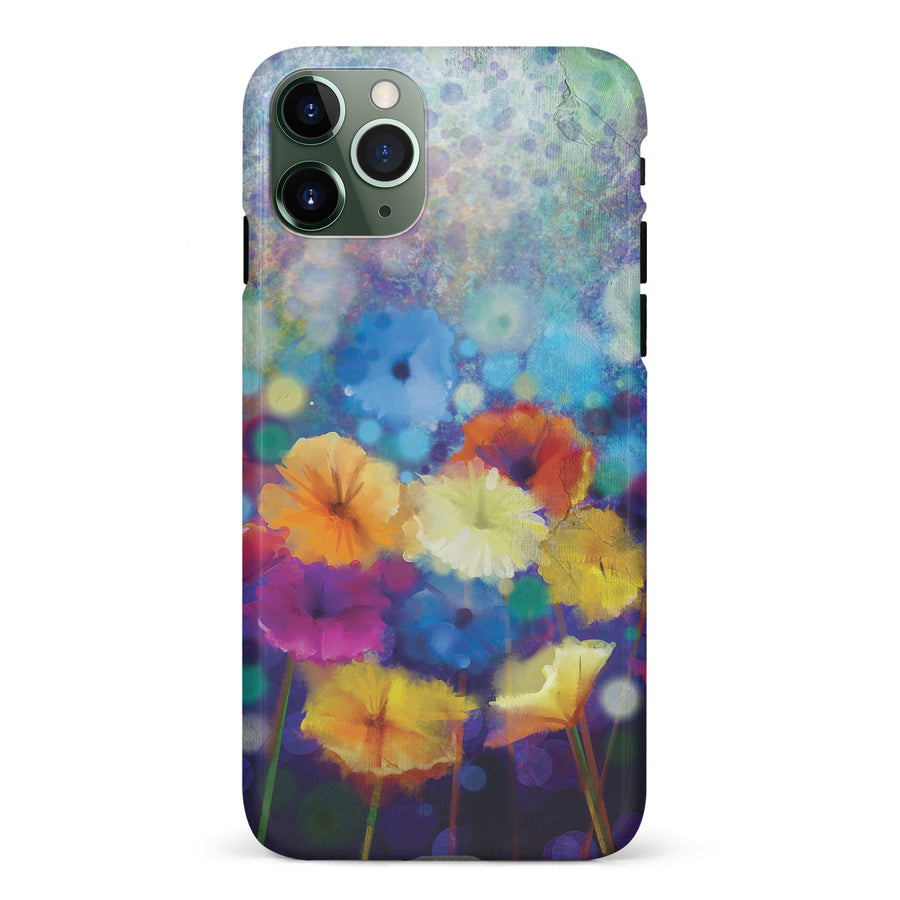 iPhone 11 Pro Blossoms Painted Flowers Phone Case