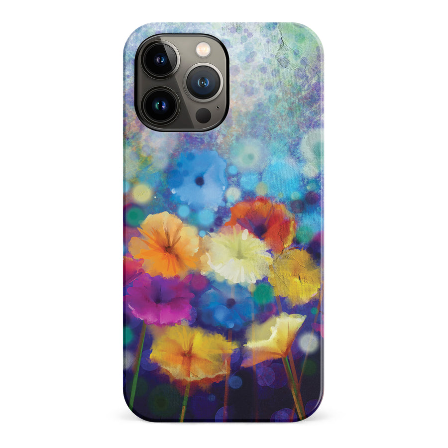 iPhone 13 Pro Max Blossoms Painted Flowers Phone Case