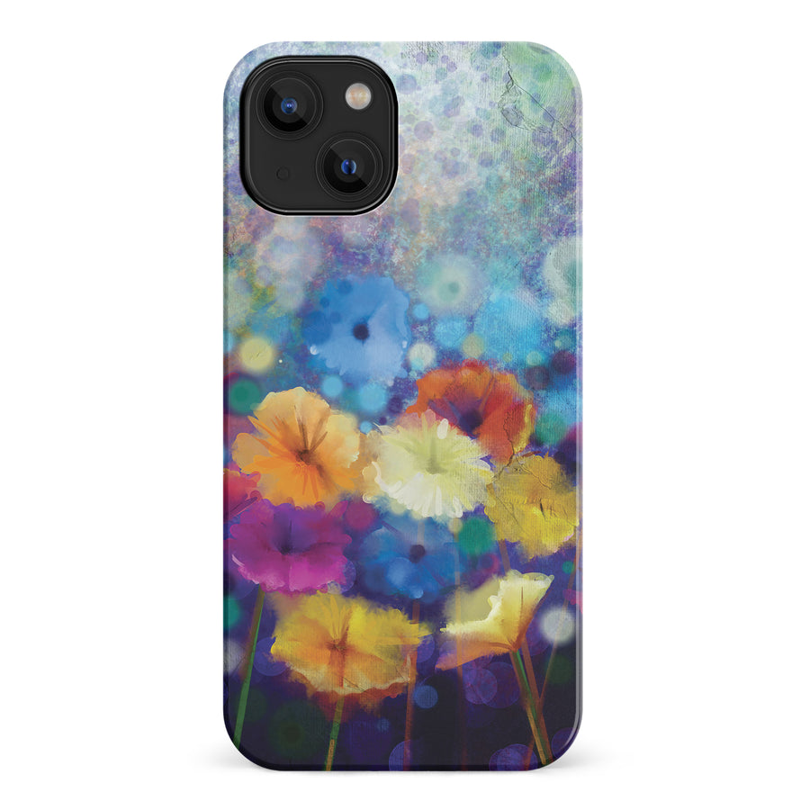 iPhone 14 Blossoms Painted Flowers Phone Case