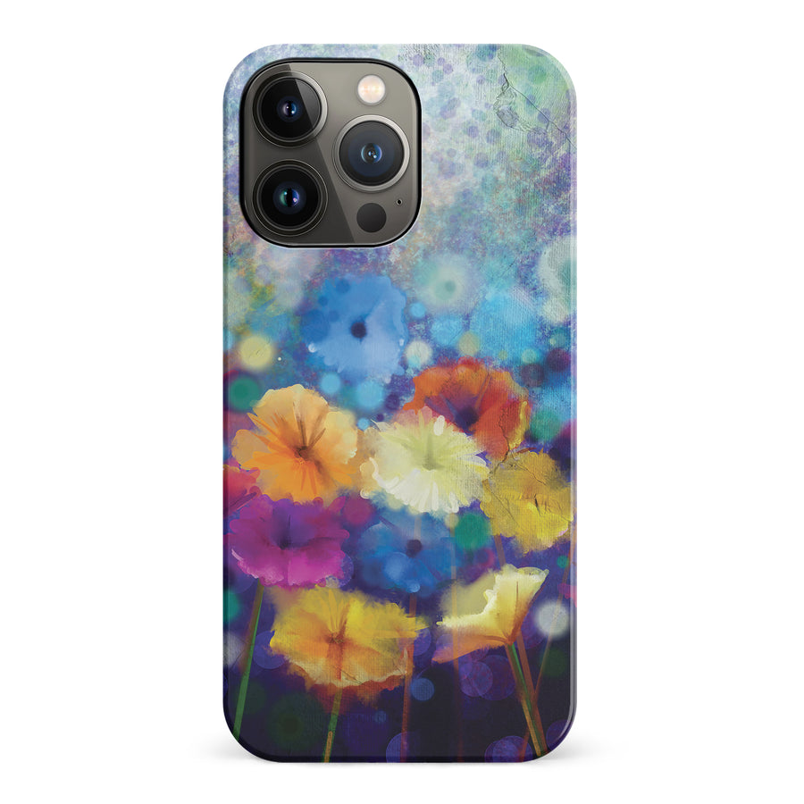 iPhone 14 Pro Blossoms Painted Flowers Phone Case