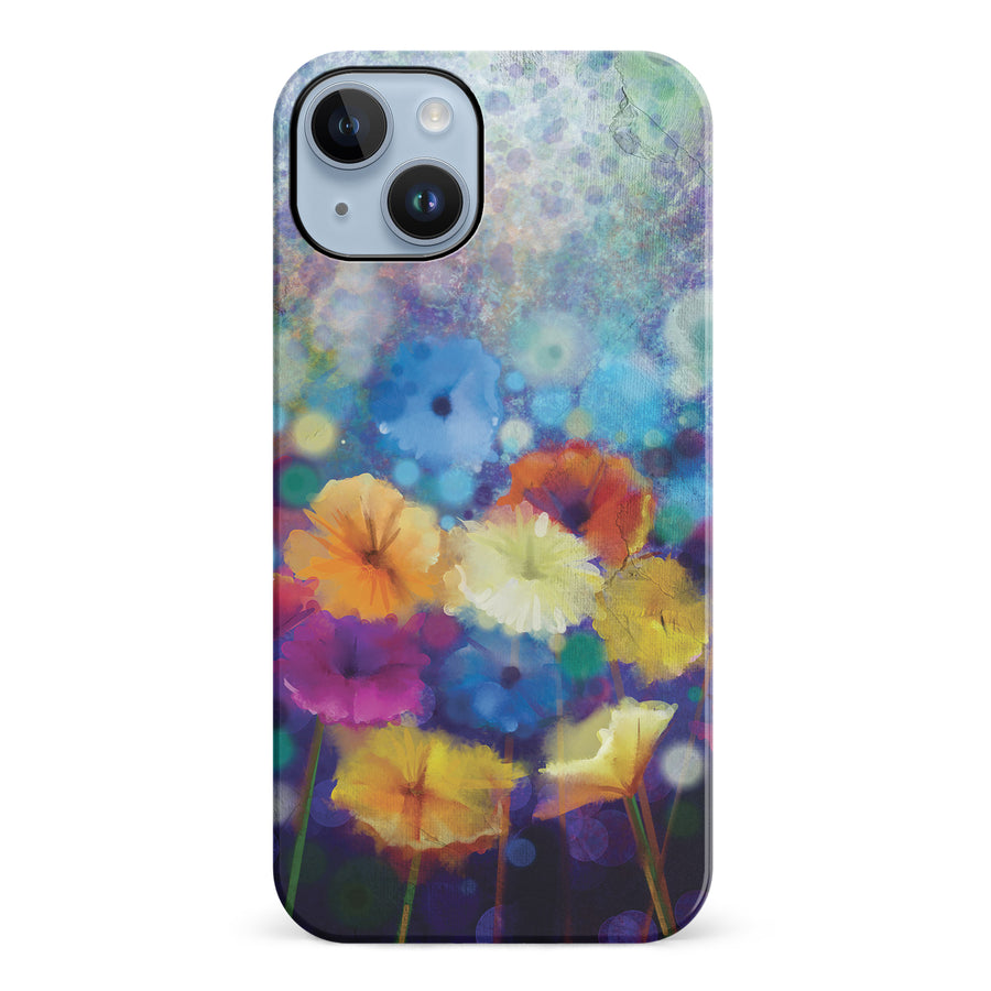 iPhone 14 Plus Blossoms Painted Flowers Phone Case