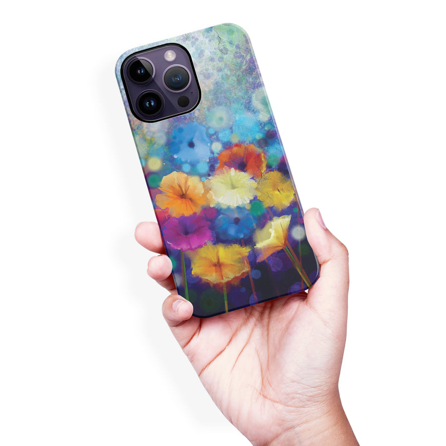 iPhone 14 Pro Max Blossoms Painted Flowers Phone Case