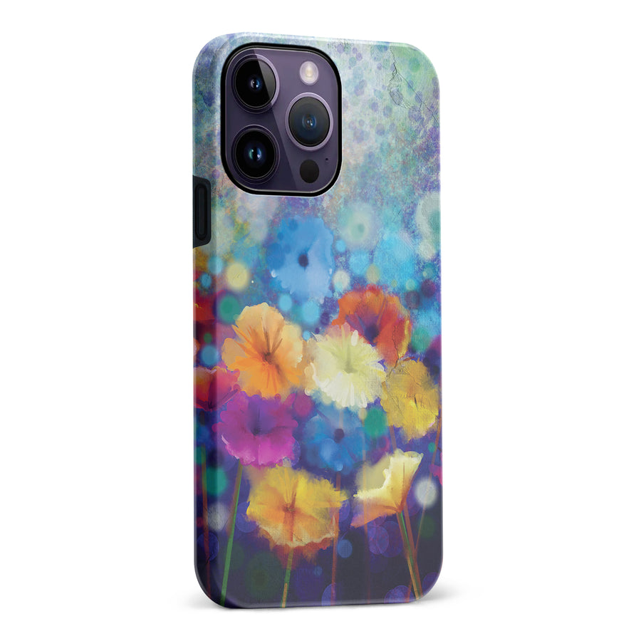 iPhone 14 Pro Max Blossoms Painted Flowers Phone Case