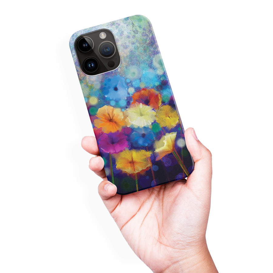 iPhone 15 Pro Max Blossoms Painted Flowers Phone Case