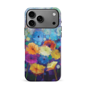 iPhone 17 Pro Max Blossoms Painted Flowers Phone Case