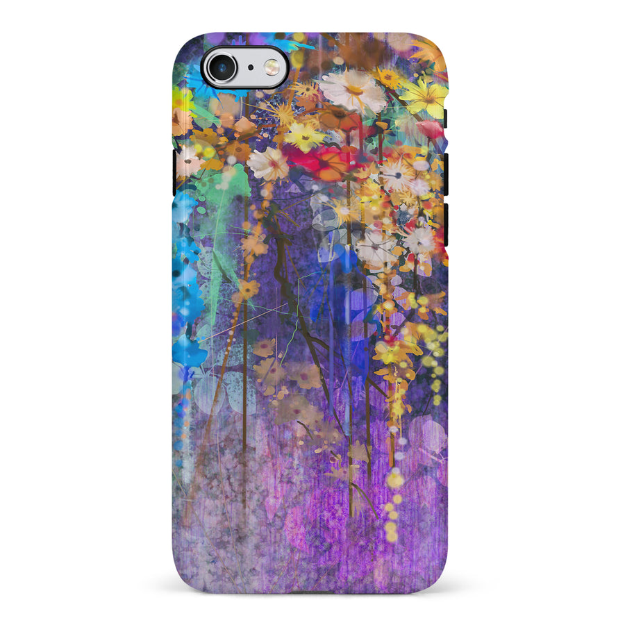 iPhone 6 Watercolor Painted Flowers Phone Case
