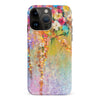 iPhone 15 Pro Max Midnight Bloom Painted Flowers Phone Case