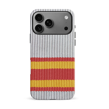 iPhone 17 Pro Max Hockey Sock Phone Case Calgary Flames Away
