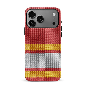iPhone 17 Pro Max Hockey Sock Phone Case Calgary Flames Home