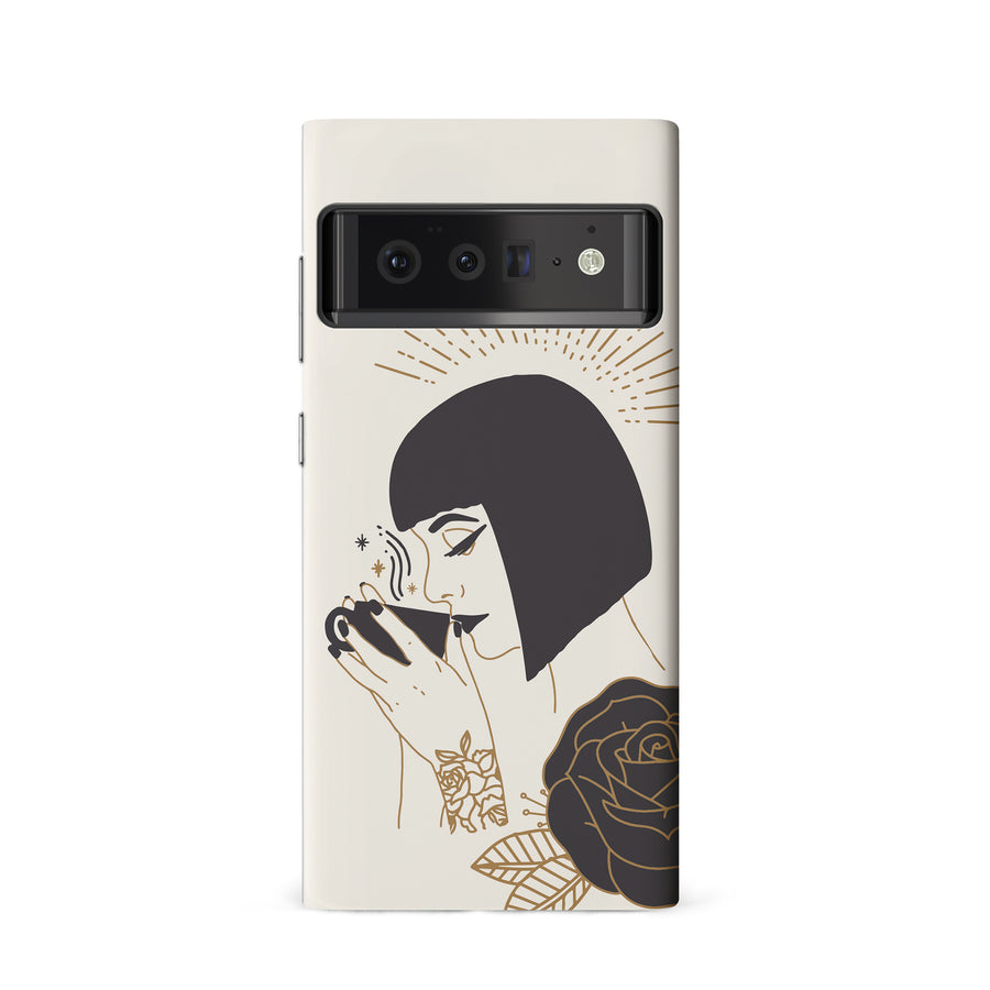 Google Pixel 6 Cleopatra's Coffee Phone Case