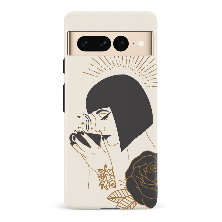 Google Pixel 7 Pro Cleopatra's Coffee Phone Case