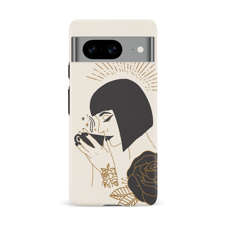Google Pixel 8 Cleopatra's Coffee Phone Case