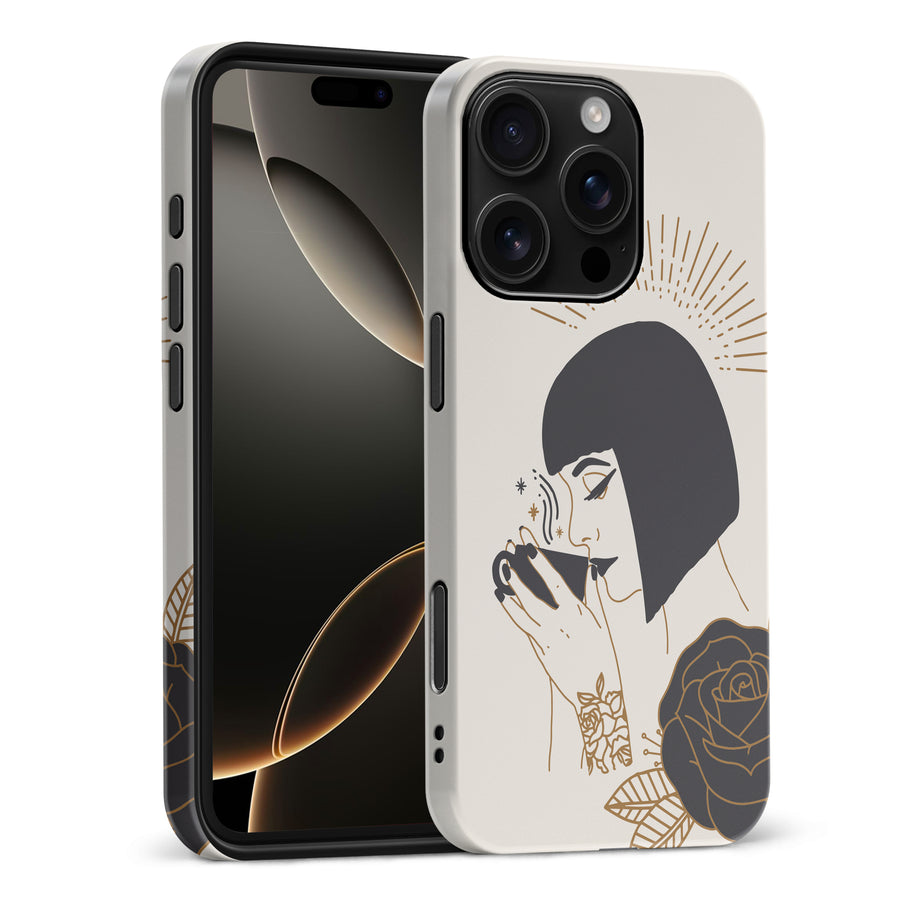 iPhone 16 Pro Max Cleopatra's Coffee Phone Case