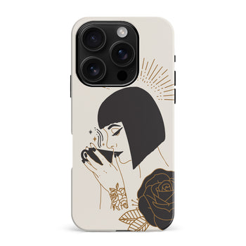iPhone 16 Pro Max Cleopatra's Coffee Phone Case