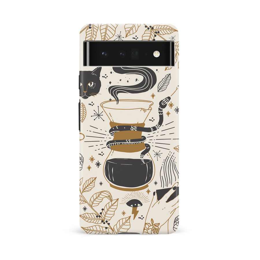 Google Pixel 6A Wild Coffee Phone Case