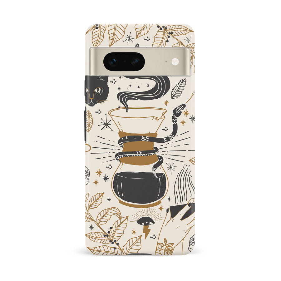 Google Pixel 7 Wild Coffee Phone Case