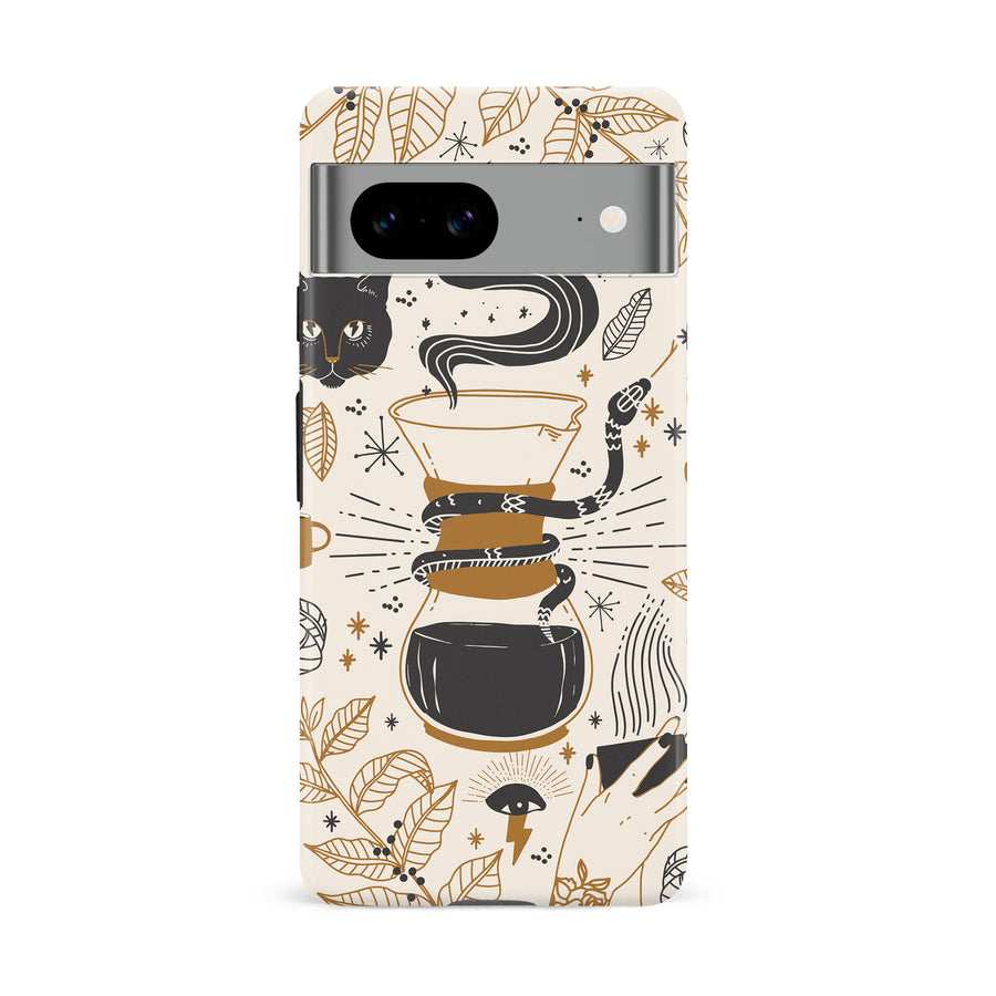 Google Pixel 8A Wild Coffee Phone Case