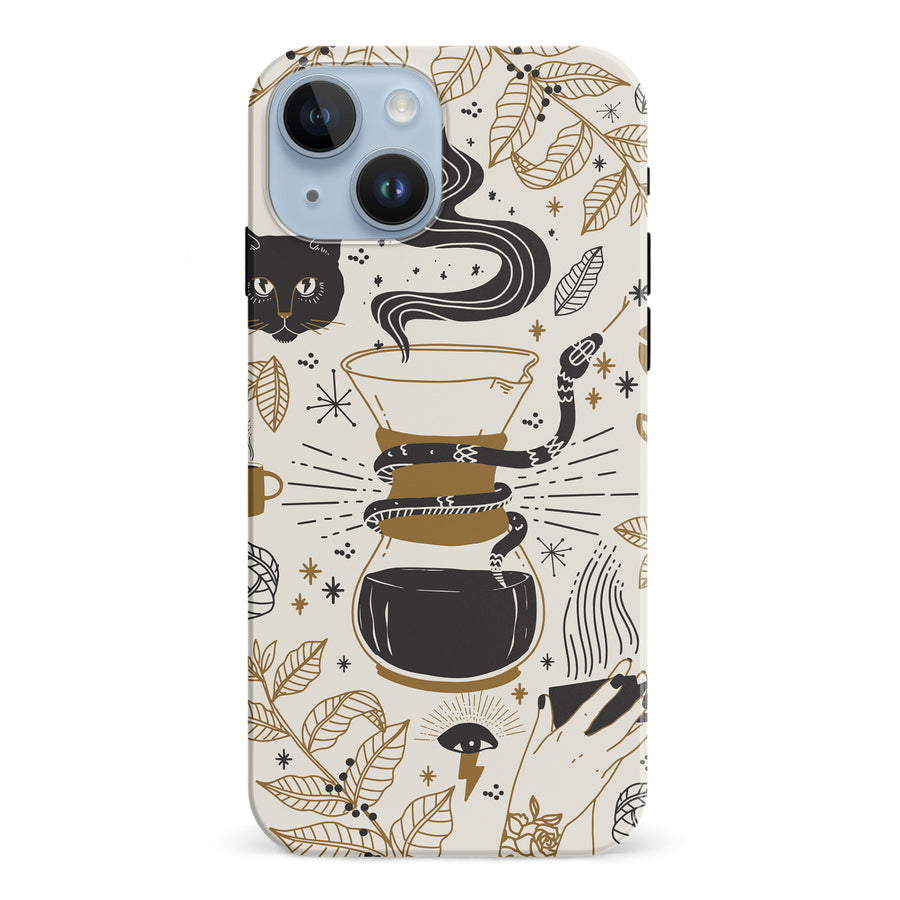 iPhone 15 Wild Coffee Phone Case