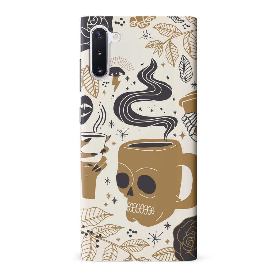 Samsung Galaxy Note 10 Pro Coffee Skull Phone Case