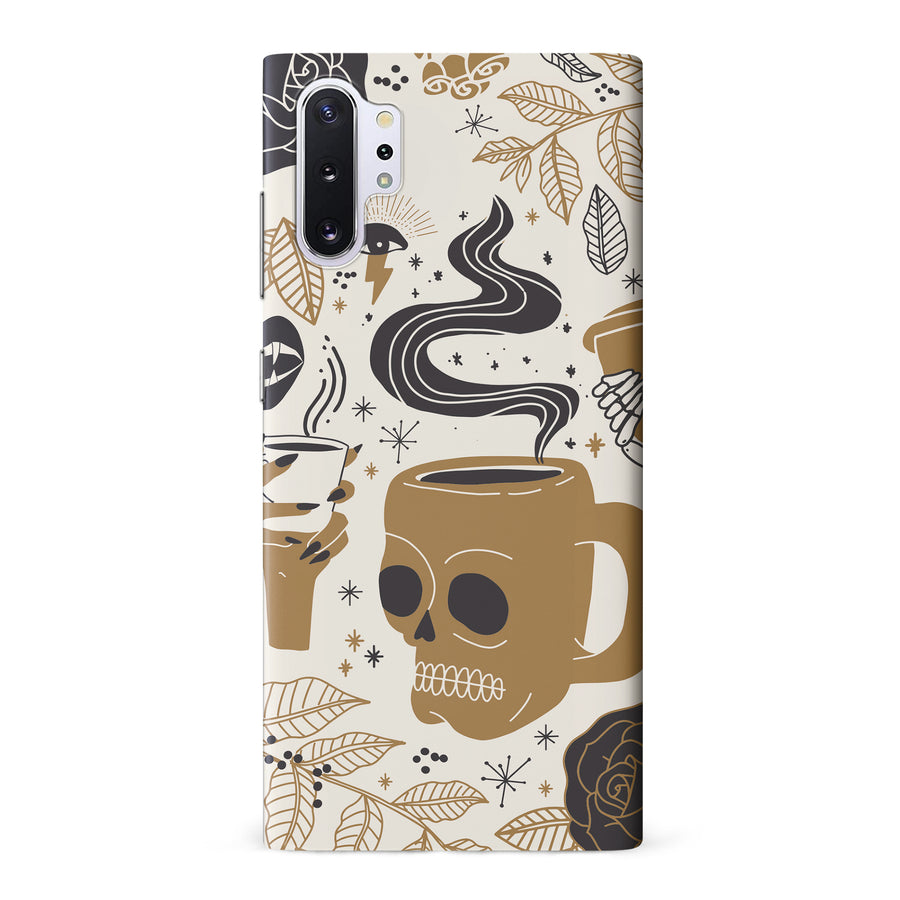 Samsung Galaxy Note 10 Coffee Skull Phone Case