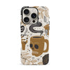 iPhone 16 Pro Coffee Skull Phone Case