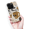 iPhone 16 Pro Max Coffee Skull Phone Case