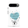 Google Pixel 9 Pro Coffee is a Hug in a Mug Phone Case in White