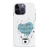 iPhone 15 Pro Coffee is a Hug in a Mug Phone Case in White
