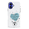 iPhone 16 Plus Coffee is a Hug in a Mug Phone Case in White