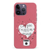 iPhone 15 Pro Coffee is a Hug in a Mug Phone Case in Rose